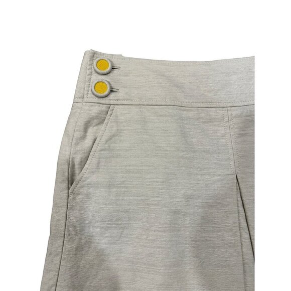 J Crew Linen Blend A Line Skirt Size 8 EUC - Picture 2 of 7